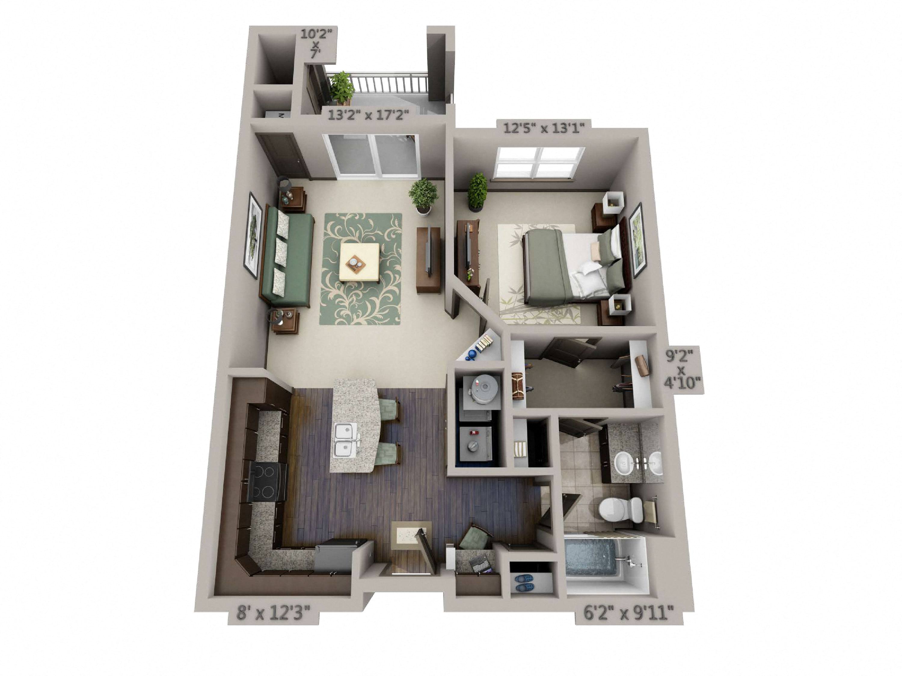 Chesapeake, Virginia | Streets of Greenbrier Apartments A2